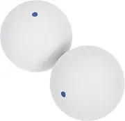 Sosoport 2pcs Rubber Squash Ball for Hand-Eye Coordination Training Indoor Bouncing Bounce Ball for Beginner Practice and Reaction Improvement