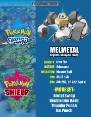 Pokemon Sword and Shield Melmetal 6IV│Regular•Shiny•Sq.Shiny│