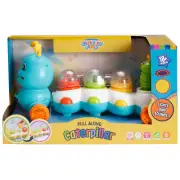 Sensory Play & Pull Along Caterpillar With Music & Lights Fun & Educational Toy