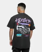 [LOITER] Loiter New Legacy Ultra Premium Vintage T-shirt Black Wash - Size XL XL Black Wash