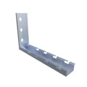 NavePoint 1 1/14" Electro Zinc Plated Wire Mesh Cable Tray L-Shaped Wall