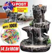 Incense Waterfall For Ceramic Backflow Smoke Incense Burner Censer 100 Cones