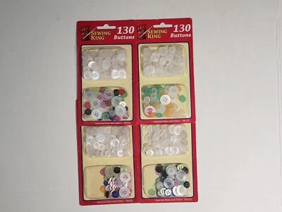 Sewing King Button Assortment for sewing projects/crafts ~ 500+ Buttons