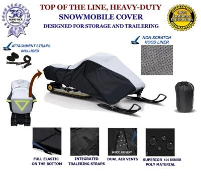 Snowmobile Sled Snow Machine Cover Ski Doo MXZ X Rotax 600 HO E-TEC 2009