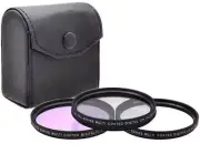 58mm Lens Filter Kit (UV-CPL-FLD) For Canon EOS T8i 850D T3