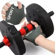 1pair Anti Slip Weight Lifting Hand Guard Gloves Dumbbell Pull Up Gym Grip Pads＋