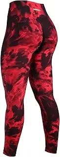 [AUROLA] Dream Tie Dye Workout Leggings for Women Seamless High Waist Scrunch Athletic Running Gym Fitness Active Pants