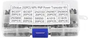Transistor Assorted, Resistors Assortment Kit, Straight Insert Transistor for Satisfying Electronic Projects from Basic Circuits