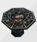 36" Marble Coffee Table Top Semi precious stones Work With 18" marble Stand
