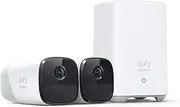 [eufy Security] eufyCam 2 Pro, Wireless Surveillance Camera, Security System 365 Days Battery Performance, HomeKit Compatibility, 2K Resolution, IP67 Water Protection Class, Night Vision, 2-Cam Set