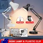 Super Bright Swing Arm Clamp LED Desk Lamp Bedside Reading Table Light with Bulb