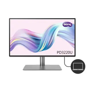 【BenQ】PD3220U 32型 IPS 4K 廣色域專業設計繪圖外接螢幕(可旋轉/HDR10/內建喇叭/Thunderbolt3)