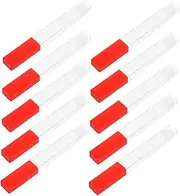 Hoement 10pcs Thermometer Protective Tube for Safe Storage Durable Multi Purpose Container for Thermometers and Needles for Home and Travel Use