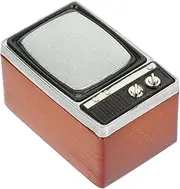 SUPVOX Miniature Retro Tv Model for Doll House Scale Beautifully Crafted Living Ornament Fine Workmanship Furniture Accessory for DIY Scene Creation Adds Realistic Atmosphere to Tiny
