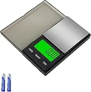 Precision Digital Gram Scale 1000g x 0.01g, Digital Pocket Scale, Food Scale, Jewelry Scale, Coffee scale, Kitchen Scale for Powder, Medicine, Gold, Gem, Grams and Ounces Scale with Backlit LCD