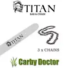 TITAN 24" SOLID BAR & 3 CHAIN COMBO 3/8" .063 84DL FOR STIHL CHAINSAW 066 MS660