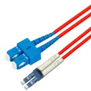 All Systems Broadband ASBJE2R2R12040MRDBT-RF 40 Meter LC/UPC-SC/UPC Fiber Jumper