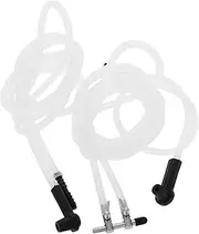 Cabilock 1Set Brake Bleeder Hose Kit for Automotive Brake Oil Exchange Durable Brake Fluid Replacement Tool with Coupler Versatile for Various Vehicle Models and Maintenance Tasks