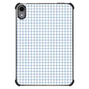 iPad mini (6th gen) iPad Impact Case School Grid Blue on White