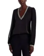 Generation Love Carina Rhinestone Trim Top