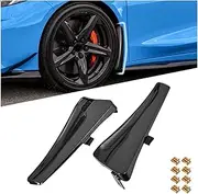 Mud Guard Fender Compatible for Chevrolet for Corvette C8 Z06 2020-2024 Accessory &E-RAY Extended Front Mudguard