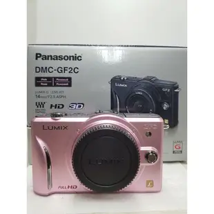 特價出清(全新)免運女朋友2號Panasonic DMC-GF2 日本製中文介面國際Panasonic 輕單眼相機有發票