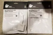 2 SIIG Mini DisplayPort to VGA Adapter Converter (CB-DP0R11-S1) New in Package