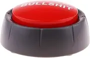 T TOOYFUL Red Bullshit Button Prank Quiz Reply Buzzer Push Toy Supplies Button