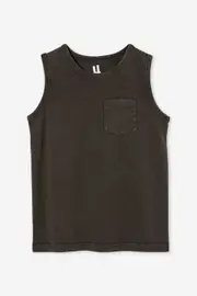 [Cotton On Kids] Cotton On Kids - The Essential Tank - Phantom wash 4 PHANTOM WASH