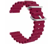 Xiaomi Watch 2 Pro 46mm Silicone Ocean Bands Watch Straps - Maroon
