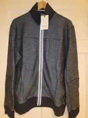 Robert Graham Men's Snotter Mock Neck Full Zip Large