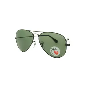 RAYBAN RB3025 W3361 58mm 消光黑框 墨綠偏光 飛官 雷朋墨鏡 公司貨 JPG京品眼鏡 3025