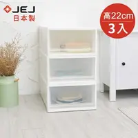 在飛比找特力屋線上購物優惠-[特價]【日本JEJ】日本製 多功能單層抽屜收納箱(中)-單