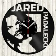Jared Padalecki Vinyl Record Wall Clock Decor Handmade 4567