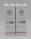 2-Pack EltaMD UV Daily SPF 40 Tinted Sunscreen, Moisturizer for Dry EXP 2026