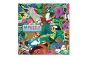 64pc eeBoo Jigsaw Puzzle 38x38cm Kids Educational Play Game Sloth at Play 5+