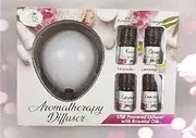 New Divine Living USB Powered Aromatherapy Diffuser with 4 Essential Oils