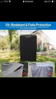 KINGLY Electric Smoker Cover for Masterbuilt 30 Inch 30in Smoker In Black