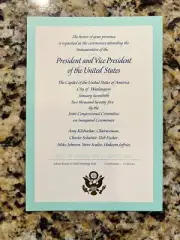 2025 RARE Official Trump Vance Inauguration | Formal Numbered Ticket