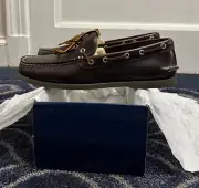 Sperry Top Sider Brown Leather Boat Shoes for J.Crew Authentic Original 1-Eye