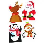 Whimsical Die Cut Holiday Cards with Envelopes - Assorted - 7x4.5in. - 20 Pack