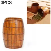 Wood Cup Primitive Handmade Natural Spruce Wooden Tea Cup, Size:6.0CM*10.5CM