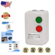 Versatile 220V Magnetic Motor Starter - 4KW/5.5HP for Air Compressors & More