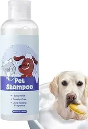 Deodorizing Dog Shampoo | Puppy Shampoo Sensitive Skin,5.07oz Natural Fragrance Conditioner for Puppy Cats Small Breed Tearless Deodorizing Mousse