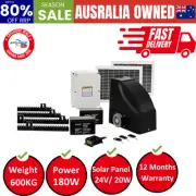 Automatic Sliding Gate Opener Kit 20W Solar Electric 4M 600Kg