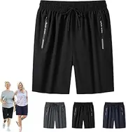 [Generic] Amvora IcedActive - Women's Ice Silk Quick Drying Stretch Shorts, Breathable Soft Lightweight Stretchy Shorts