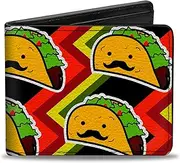 [Buckle-Down] Bi-Fold Wallet, Taco Man
