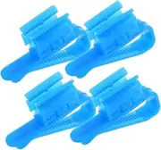4pcs Pipe Clip Water Pipe Holding Clamp Water Hose Holder Car Hose Clamps Fixed Tube Holders Sky-blue Plastic