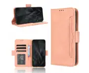 For Google Pixel 8 wallet with Card Slots Leather Phone Case - Pink