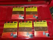 Five 3-packs of 3M Extra Coarse 5" Sandpaper Rounds for Electric Sander